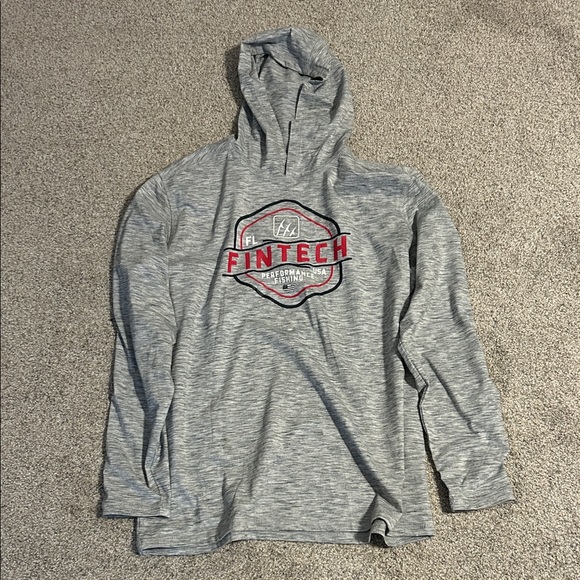 Fintech Other - Fintech Professional Fishing Hooded Pull Over Short Size Large